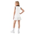 thumbnail image 3 of Actgleam Girls School Uniform Short Printed Sleeveless Polo Shirt,2-Pack,6-7Y, 3 of 9