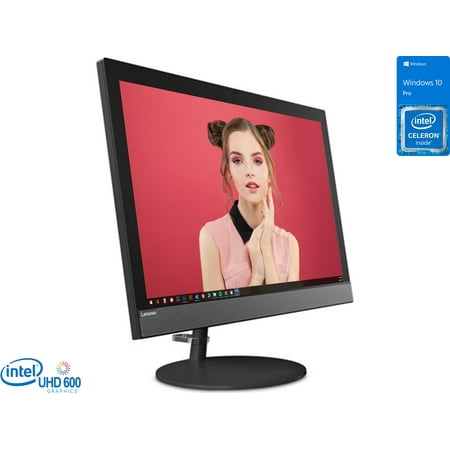 Lenovo V130 All-in-One, 19.5" HD Display, Intel Celeron J4025 Upto 2.9GHz, 8GB RAM, 256GB SSD, DVDRW, HDMI, Card Reader, Wi-Fi, Bluetooth, Windows 10 Pro