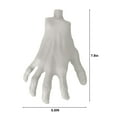 thumbnail image 3 of Deago Halloween Skeleton Hands - 1 Pair Realistic Plastic Skeleton Zombie Hands for Halloween Terror Scary Props Decorations, 3 of 8