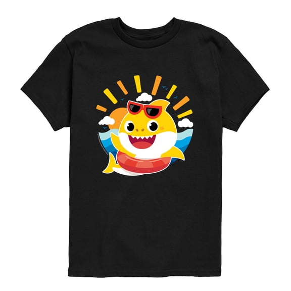 Baby Shark - Sunshine Shark - Toddler Boys Short Sleeve Graphic T-Shirt