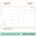 thumbnail image 3 of Blue Sky Day Designer 24 Month 2026 Monthly Planner Calendar, January 2026 - December 2027, 8.5" x 11", Flexible Cover, Stapled Binding, Swiss Dot Black, 3 of 7
