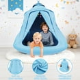 thumbnail image 2 of X-Shaped Swing set, Outdoor Hanging Tree Tent with Swing Stand, Indoor Sensory Swing Chair, 330lbs, Blue, 2 of 8