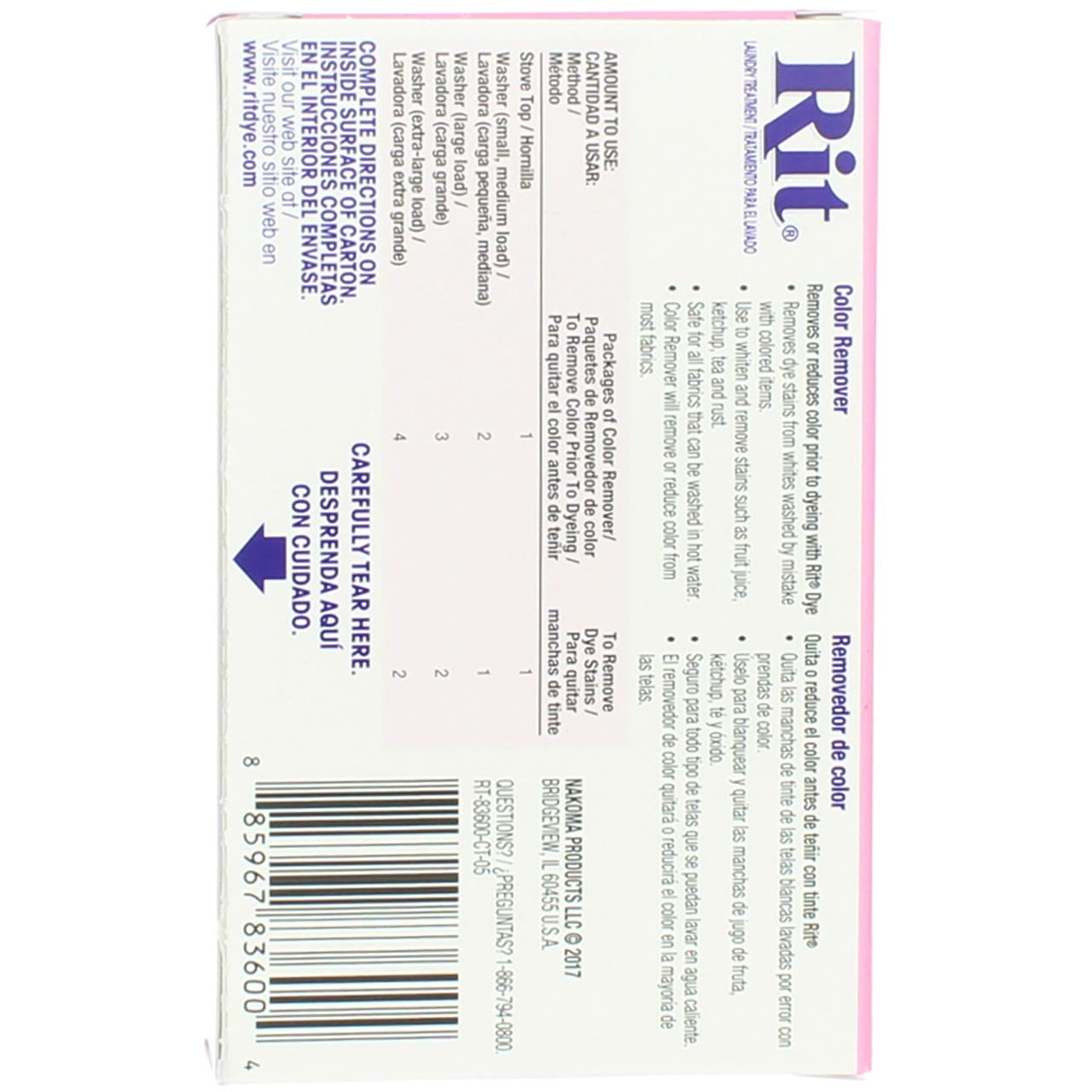 Rit, Other, Rit Dye Laundry Treatment Color Remover Powder Lot
