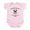 Petal Pink, variant on CafePress - Protected By Pug Infant Bodysuit - Baby Light Bodysuit, Size Newborn - 24 Months
