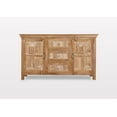 thumbnail image 2 of Wooden Sideboard Two Door Three Drawer Cabinet Antique Indian Hand Carving Design Wallnut Sideboard, 2 of 6