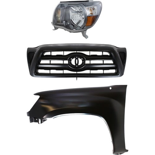 Headlight Kit For 2005-2011 Toyota Tacoma Driver Side Assy Halogen Type 1 RWD