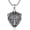 01-Broken Sword, variant on Shield Necklace 925 Sterling Silver Shield Amulet Protection Jewelry Gifts For Men