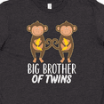 thumbnail image 4 of Inktastic Brother Of Twins Boys Gift Youth T-Shirt, 4 of 5