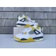thumbnail image 1 of N I-K-E A i r-Jor-dan 4 Retro Vivid Sulfur White Sneakers AQ9129-101 Women's Size 8, 1 of 6