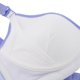 thumbnail image 4 of de Maternidad Cómodo Transpirable Cierre Delantero Apoyo Suave Cómodo Tirantes Ajustables Púrpura Macarena Sujetadores de maternidad de mujer, 4 of 8