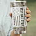 thumbnail image 4 of Army Dad Tumbler, Dad Son Tumbler with Lid 20 Oz Stainless Steel, Like Father Like Son Coffee Mug, Best Dad Ever Travel Cup, Camo Tumbler for Dad, Gifts for Dad, Father Days Gift, 4 of 6