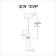 thumbnail image 2 of Dainolite 409-102P-SC Pendant, 2 of 3