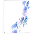 thumbnail image 2 of Moving Jellyfish Group - Abstract Canvas Art Print, 2 of 3