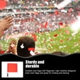 thumbnail image 2 of 2pcs Sports Referee Flag Red Hand Flag Track and Field Flag 2pcs Linesman Official Flag for Soccer Volleyball Football Patrol Performance, 2 of 6