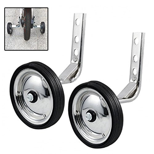 Little World Training Wheels Heavy Duty Rear Wheel Bicycle Stabilizers