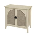 thumbnail image 5 of BSHTI Rattan 2-Door Cabinet – Natural Farmhouse Storage Cabinet with Adjustable Shelf, Anti-Tip Safety, for Bedroom, Living Room, Study, Brown, 5 of 13