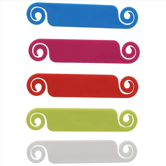 40Pcs Cable Labels Tags for Marking Wires Multicolored Management Clip Cord Identification