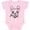 AD-Pink, variant on Inktastic French Bulldog Portrait Boys or Girls Baby Bodysuit