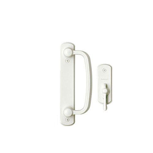 andersen albany 2panel gliding patio door hardware set in white
