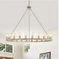 thumbnail image 2 of 24-light Wagon Wheel Chandelier - 48-inch - Wood Reproduction and Nickel, 2 of 2