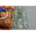 thumbnail image 2 of Patchwork Rug, Turkish Rug, Small Rug, Vintage Rug, Anatolian Rug, Rugs For Bathroom, 1.6x3.3 ft Green Rug, Entry Rug, Small Wool Rug, 13438, 2 of 10