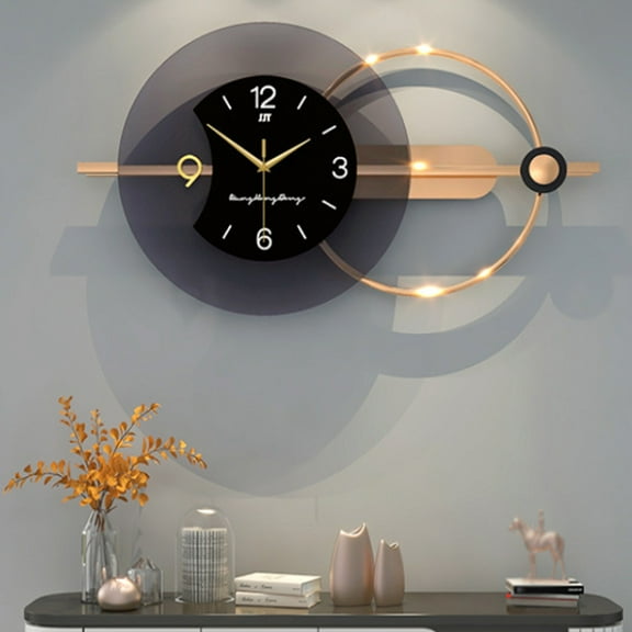 Wall clock, wall clocks for living room, without ticking noise, modern minimalist pendulum clock for bedroom, office, kitchen
