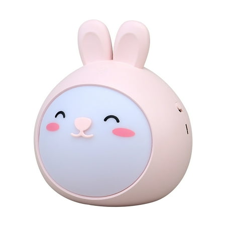 

Feltree Night Lights Mini Cute LED Night Light Stepless Dimming Learning Reading Eye Protection Light Student Dormitory USB Rechargeable Bedroom Bedside Night Light Gift Pink Plastic