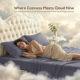 thumbnail image 5 of 4 Piece Full Deep Pocket Bed Sheet Set, 16 Inches, Premium Microfiber Sheets - Grey, 5 of 7
