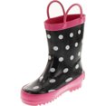 thumbnail image 2 of Foxfire FOX-600-92-8 Childrens Black & White Rain Boot - Size 8, 2 of 4
