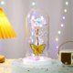 thumbnail image 4 of CaiYueKe LED Rose Night Light with Butterflies Glass Dome Preserved Flower Romantic Gift for Women Valentine's Day Birthday Christmas Home Decor, 4 of 7