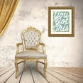 thumbnail image 3 of Marshall, Laura 20x24 Gold Ornate Wood Framed with Double Matting Museum Art Print Titled - Positivity VII, 3 of 4