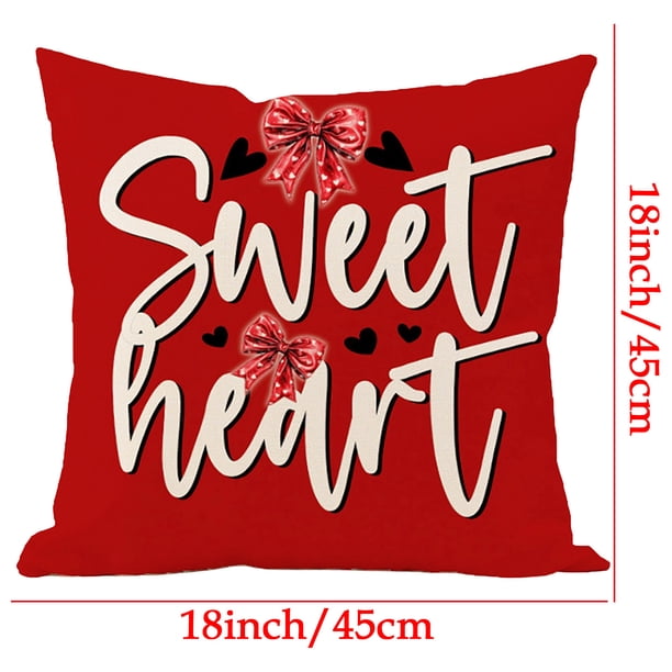 Yhmxh Fundas de cojín decorativas con estampado irlandés, fundas de cojín para sofá, cojines de asiento y fundas de almohada para el Día de San Valentín.