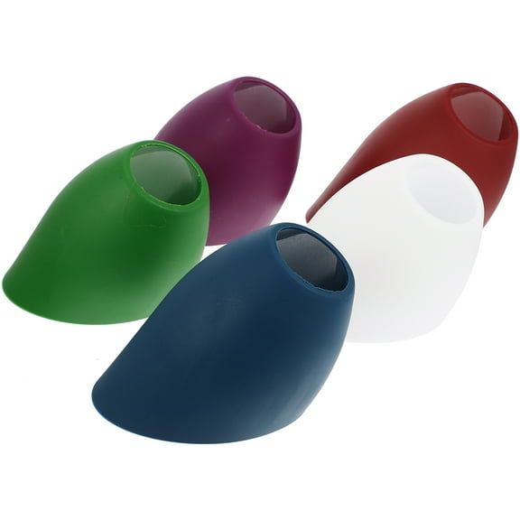 Zhiyie 5pcs Plastic Lampshade Replacement Plastic Lamp Shade Horseshoe Lamp Cover
