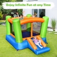 thumbnail image 2 of Casa inflable JIMUOO 250 cm con tobogán para niños – Exterior, 2 of 9