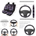 thumbnail image 2 of Yuyamidu Horse Car Interior Accessories Full Set Car Seat Covers Steering Wheel Cover Seat Belt Cover Trash Bag Rearview Mirror Cover Flowers Coasters Lipstick Covers 13 PCS, 2 of 5