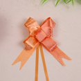 thumbnail image 1 of Caja de dulces para suministros de boda, 200 piezas, caja de regalo, decoración, flor, borde dorado, rosa, lazo de mano, trompeta, 15 mm, 1 of 5