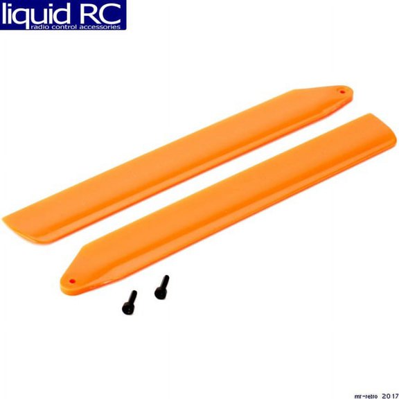Blade BLH3716OR Orange Hi-Performance Main Rotor Blades: 130 X