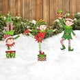 thumbnail image 4 of Jardín De Duende Navideño, Estaca De Patio De Gnomo De Metal De Navidad, Adorno De Duende De Hierro Forjado, Carteles De Patio, Decoración De Vacaciones Al Aire Libre Methold HA039912-01, 4 of 6