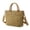 A, variant on ibiyuan Canvas Tote Bag For Women Women Retro Solid Color Canvas Messenger Bag Fashion Casual One Shoulder Daily Travel Shopping Handbag