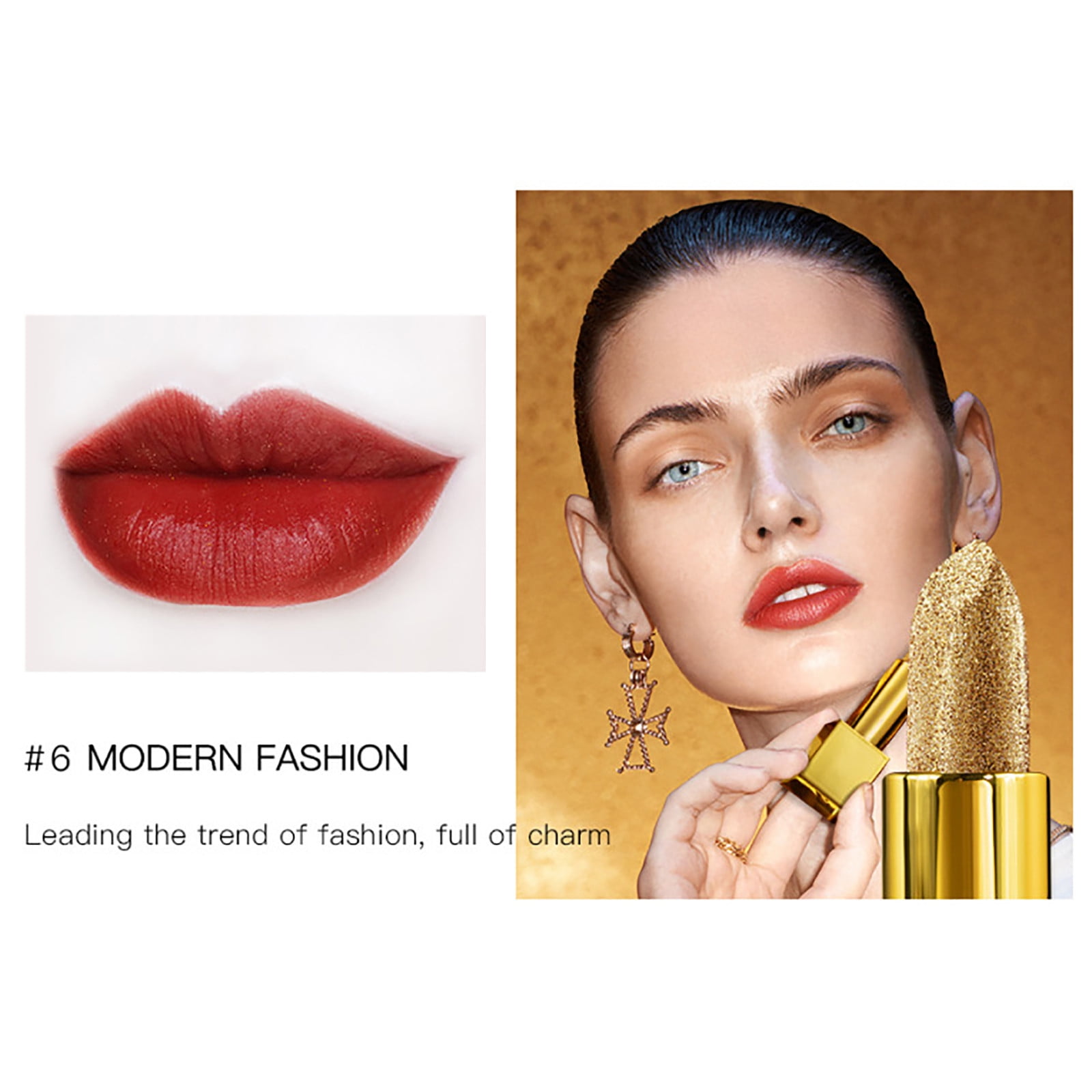 KKCXFJX Clearence Glitter Lipstick Moisturizing Makeup Velvet Matte