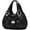 Black, variant on Vegan Leather Purse for Women Fashion Hobo Style Floral Handbag
