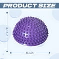 thumbnail image 2 of BESTSKY Exercise Ball,6.3"*6.3"*3.15" Birthing Ball For Pregnancy,Anti-Slip Yoga Ball,Purple, 2 of 7