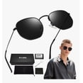 thumbnail image 1 of Lentes De Sol Hombre Mujer Uv Polarizados Redondos Steampunk Cosplay Modelo Negro, 1 of 4
