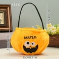 thumbnail image 3 of BNNG Personalized Halloween Trick or Treat Bucket Bag Custom Halloween Pumpkin Bags Name Embroidered Trick or Treat Bucket Candy Basket for Kids Party Favors and Gift Collection, 3 of 7