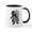 White/Black Inside, variant on CafePress - The War Wolf Mug - 11 oz Ceramic Mug - Novelty Coffee Tea Cup