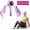 Purple, variant on CYFIE Arm & Leg Trainer with 2 Resistance Bands, Adjustable Kegel Exerciser for Inner Thigh Toning & Hip Recovery, Home Office Fitness Equipment for Glute Activation