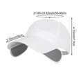 thumbnail image 2 of Hsqqdc Unisex Retractable Wide Brim Sun Visor Cap Adjustable Anti-UV Baseball Hat Outdoor, 2 of 7