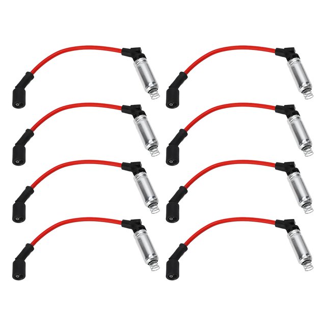 Lot de 8 câbles de bougie d'allumage 10,2 mm/0,40 po 48322R pour Avalanche Corvette Express Impala