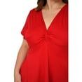 thumbnail image 4 of Blusa corte A Roman Fashion Tallas Extras 1710 Rojo 40, 4 of 6