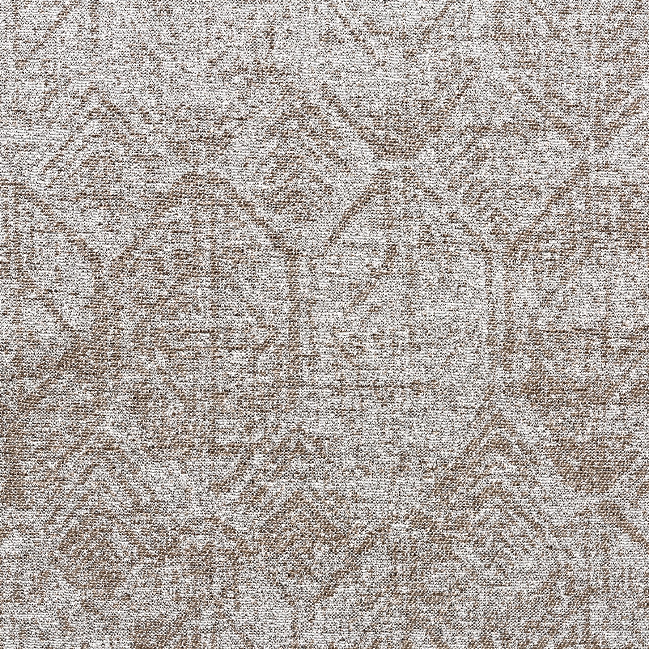 Sun Zero Dominic Distressed Woven Jacquard Blackout Grommet Curtain Panel, 50"X95", Camel, 50"X95", Camel